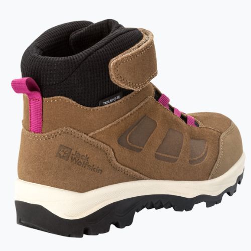 Dětské trekové boty Jack Wolfskin Vojo Lt Texapore Mid brown 4054021