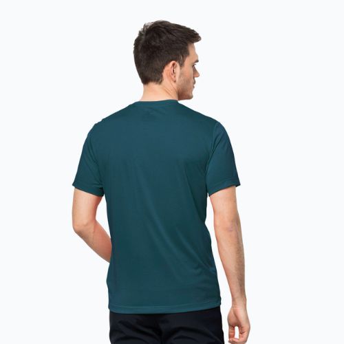 Pánské tričko Jack Wolfskin Hiking Graphic modré 1808761_4133