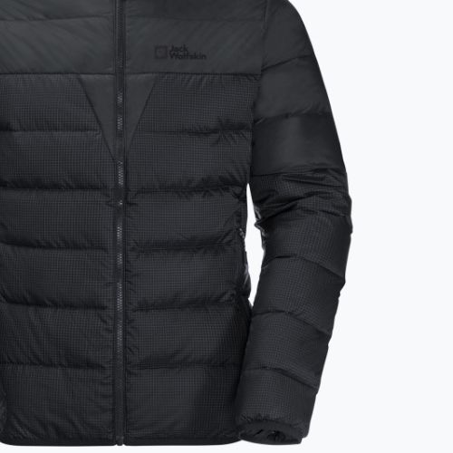 Pánská péřová bunda Jack Wolfskin Dna Tundra Down Hoody černá 1206612_6350_006