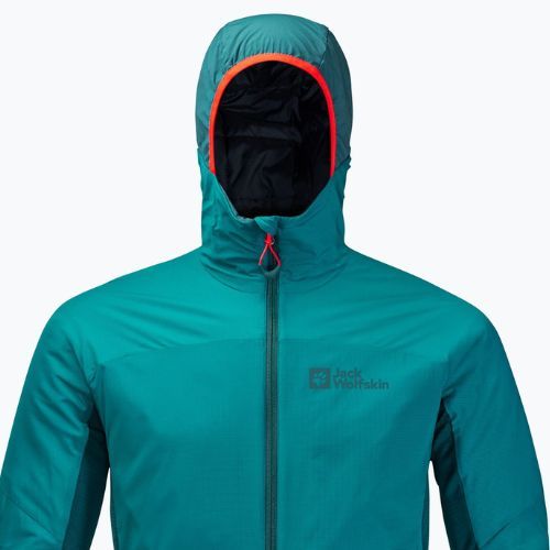 Jack Wolfskin pánská lyžařská bunda Alpspitze Ins Hoody zelená 1206781_1124