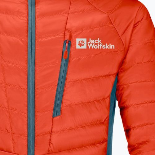 Pánská péřová bunda Jack Wolfskin Routeburn Pro Ins červená 1206861_3017