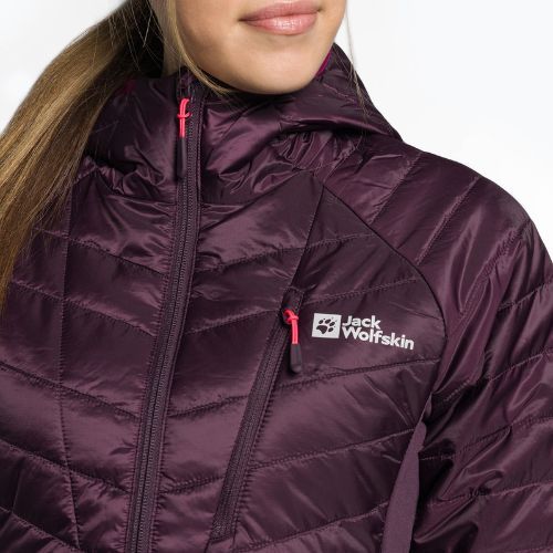 Dámská péřová bunda Jack Wolfskin Routeburn Pro Ins fialová 1207191_2042