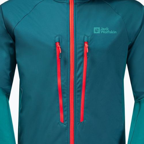 Jack Wolfskin pánská lyžařská bunda Alpspitze Hoody green 1307371_4133