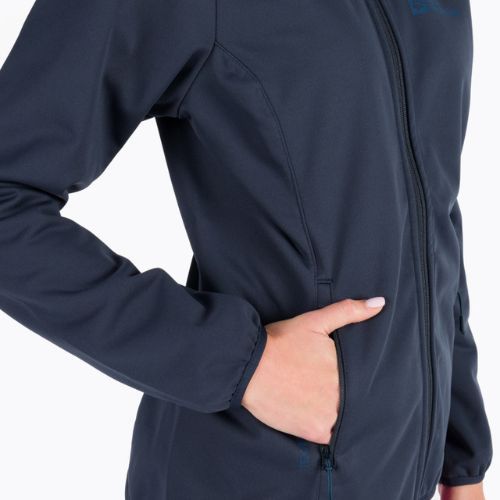 Dámská softshellová bunda Jack Wolfskin Windhain Hoody tmavě modrá 1307481_1010