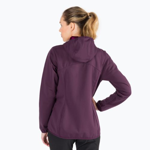 Dámská softshellová bunda Jack Wolfskin Windhain Hoody fialová 1307481