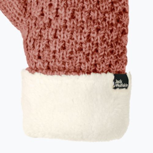 Dámské zimní rukavice Jack Wolfskin Highloft Knit červené 1908001_3067_003