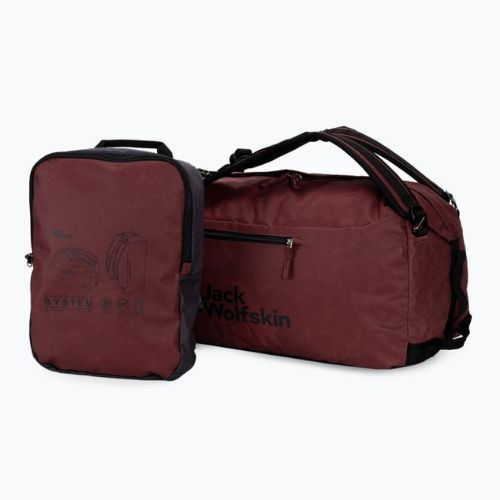 Jack Wolfskin Traveltopia Duffle 45 l burgundy 2010801_2185 cestovní taška