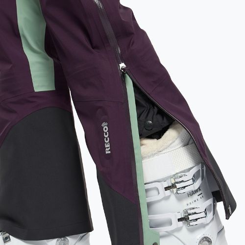 Jack Wolfskin dámské lyžařské kalhoty Alpspitze 3L zelené 1115211