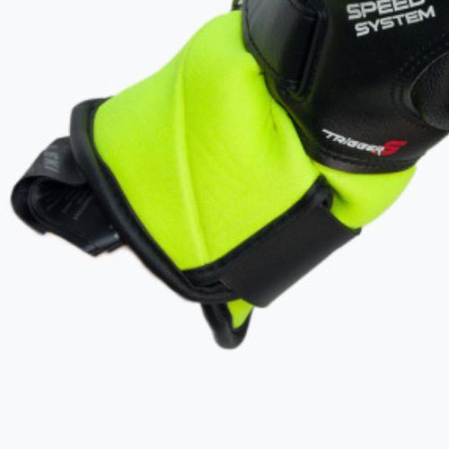 Pánské lyžařské rukavice LEKI Worldcup Race Flex S Speed System černo-zelené 649802301080