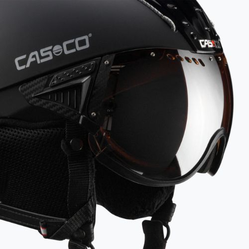 Lyžařská přilba CASCO SP-2 Carbonic Visor černá 07.3732