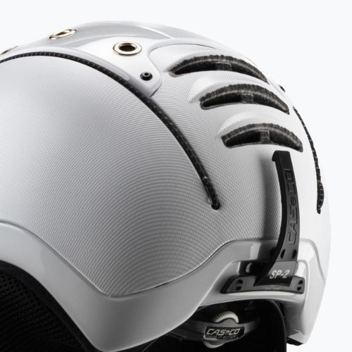 Lyžařská přilba CASCO SP-2 Carbonic Visor bílá 07.3737