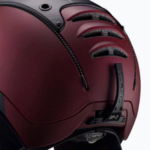Lyžařská přilba CASCO SP-2 Carbonic Visor červená 07.3738