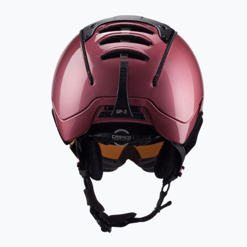 Lyžařská přilba CASCO SP-2 Carbonic Visor pink 07.3736