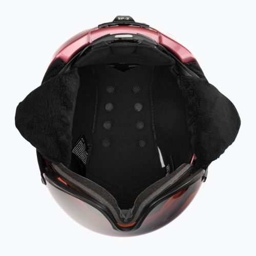 Lyžařská přilba CASCO SP-2 Carbonic Visor pink 07.3736