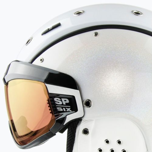 Lyžařská přilba CASCO SP-6 Visorb White 07.2578