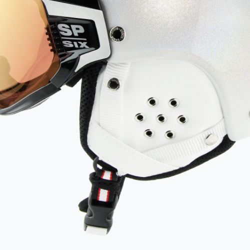 Lyžařská přilba CASCO SP-6 Visorb White 07.2578