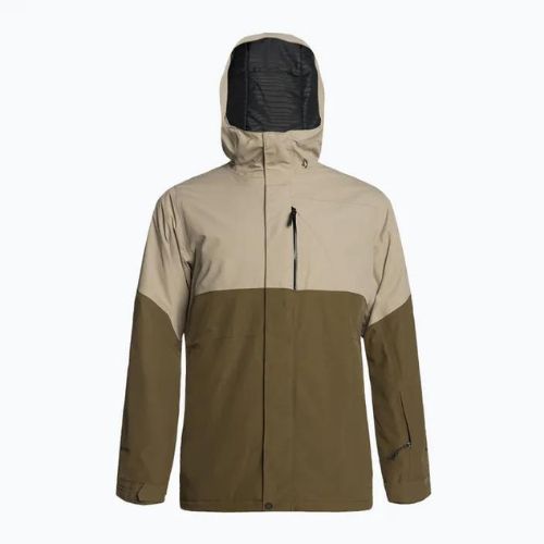 Pánská snowboardová bunda Volcom L Ins Gore-Tex hnědo-béžová G0452302