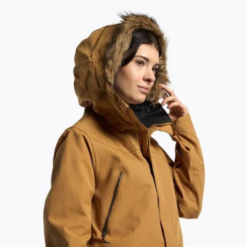 Dámská snowboardová bunda Volcom Shadow Ins Caramel H0452306