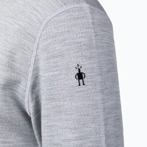 Pánská termoakční mikina Smartwool Merino 250 Baselayer Crew Boxed světle šedý melír