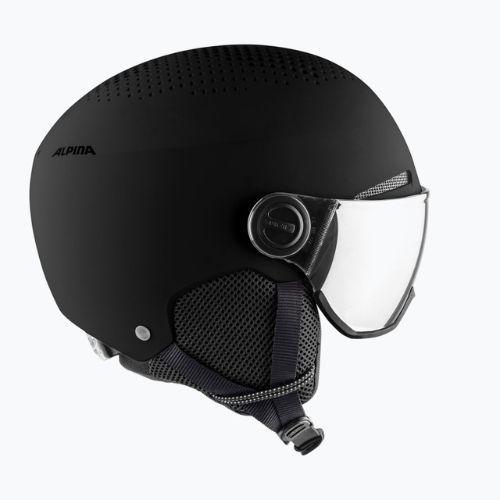 Lyžařská helma Alpina Arber Visor Q Lite black matte