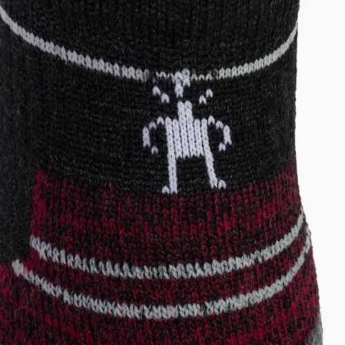 Trekingové ponožky Smartwool Hike Light Cushion Ankle šedo-černé SW001611003