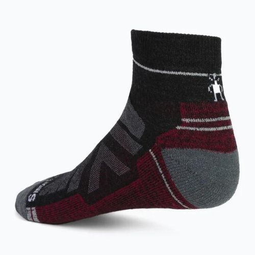 Trekingové ponožky Smartwool Hike Light Cushion Ankle šedo-černé SW001611003