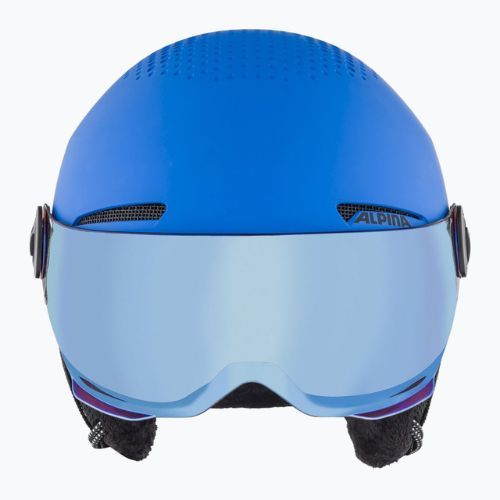 Dětské lyžařské helmy Alpina Zupo Visor Q-Lite blue matt