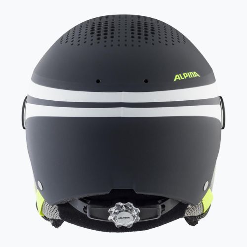 Dětské lyžařské helmy Alpina Zupo Visor Q-Lite charcoal/neon matt