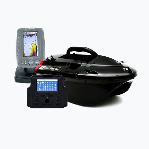 BearCreeks iPilot40 návnada loď s GPS Autopilot System + BC202 Fishfinder černá IPILOT40.BLACK