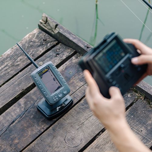 BearCreeks iPilot40 návnada loď s GPS Autopilot System + BC202 Fishfinder černá IPILOT40.BLACK