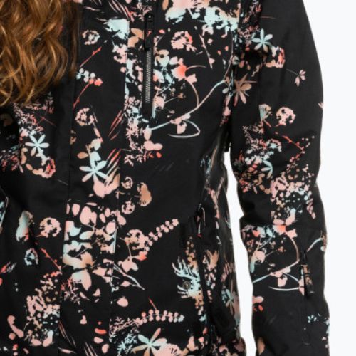 Dámská snowboardová bunda ROXY Jetty 2021 true black tropical cyanotype