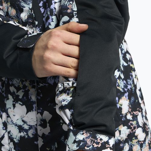 Dámská snowboardová bunda ROXY Jetty Block 2021 true black black flowers