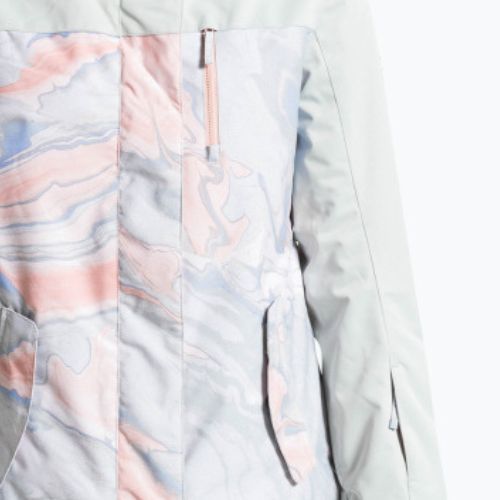 Dámská snowboardová bunda ROXY Jetty Block 2021 gray violet marble
