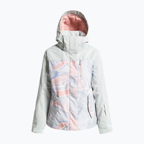 Dámská snowboardová bunda ROXY Jetty Block 2021 gray violet marble