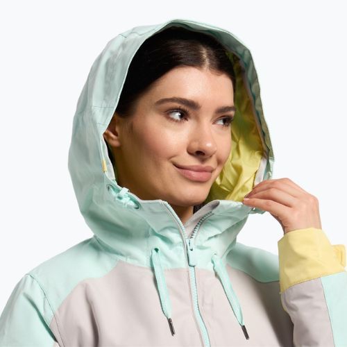 Dámská snowboardová bunda ROXY Ravine Hoodie 2021 gray violet