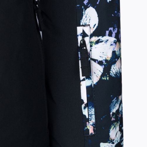 Dětská snowboardová bunda ROXY Silverwinter 2021 true black black flowers