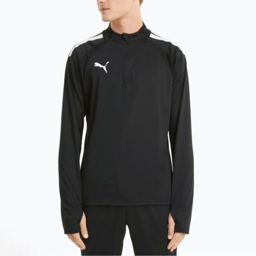 PUMA Teamliga 1/4 Zip Top fotbalová mikina černá 657236_03