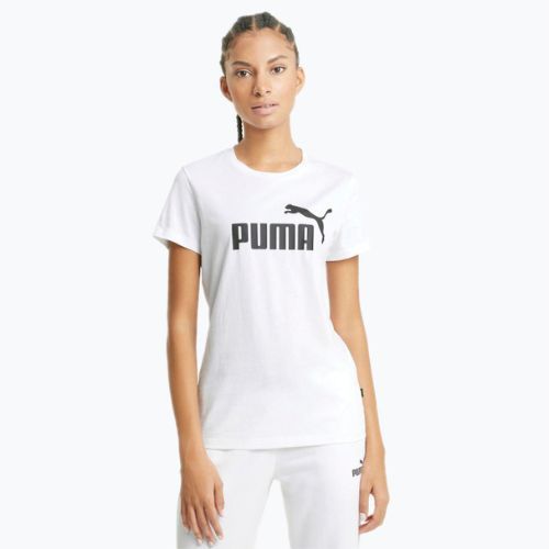 Dámské tréninkové tričko PUMA ESS Logo Tee bílé 586774_02