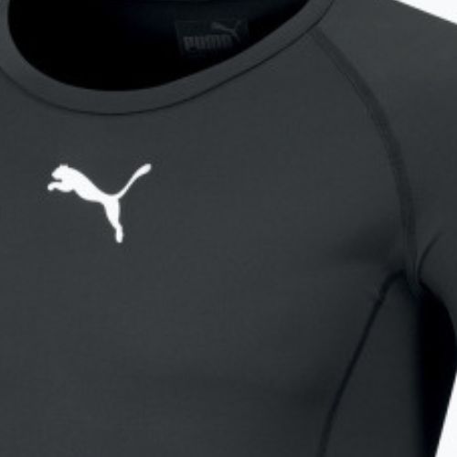 Pánské fotbalové tričko PUMA Liga Baselayer Tee černé 655920_03