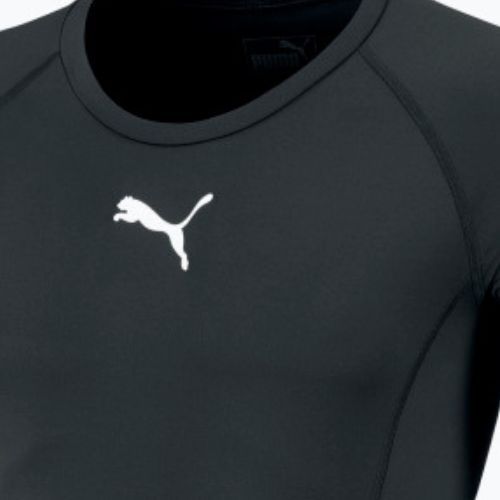 Pánské fotbalové tričko PUMA Liga Baselayer Tee černé 655918_03