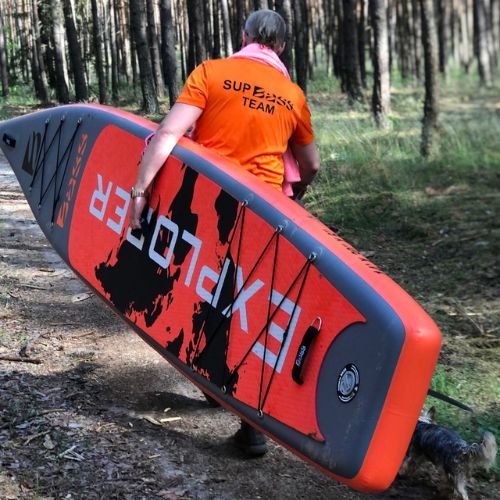 Bass SUP Explorer board orange-grey