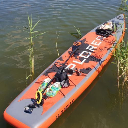 Bass SUP Explorer board orange-grey