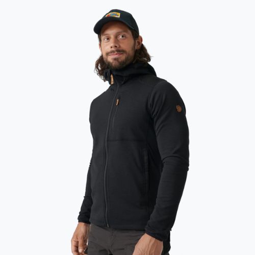 Pánská trekingová mikina Fjällräven Keb Fleece Hoodie black F81878