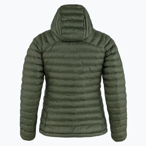 Fjällräven dámská péřová bunda Expedition Latt Hoodie zelená F86120