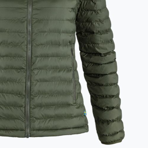 Fjällräven dámská péřová bunda Expedition Latt Hoodie zelená F86120