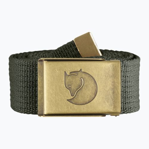 Fjällräven Canvas Brass Belt zelená F77297