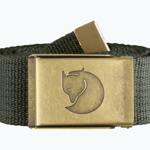 Fjällräven Canvas Brass Belt zelená F77297