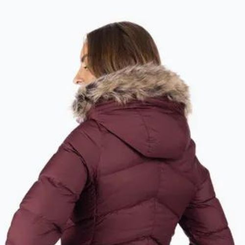 Marmot dámská péřová bunda Montreaux Coat maroon 78090