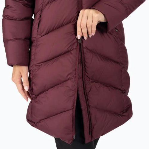 Marmot dámská péřová bunda Montreaux Coat maroon 78090