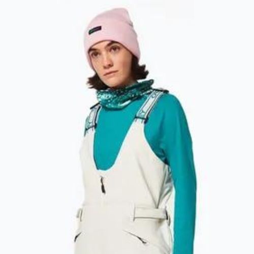 Dámské snowboardové kalhoty Oakley TC Dharma Softshell Bib White FOA500279